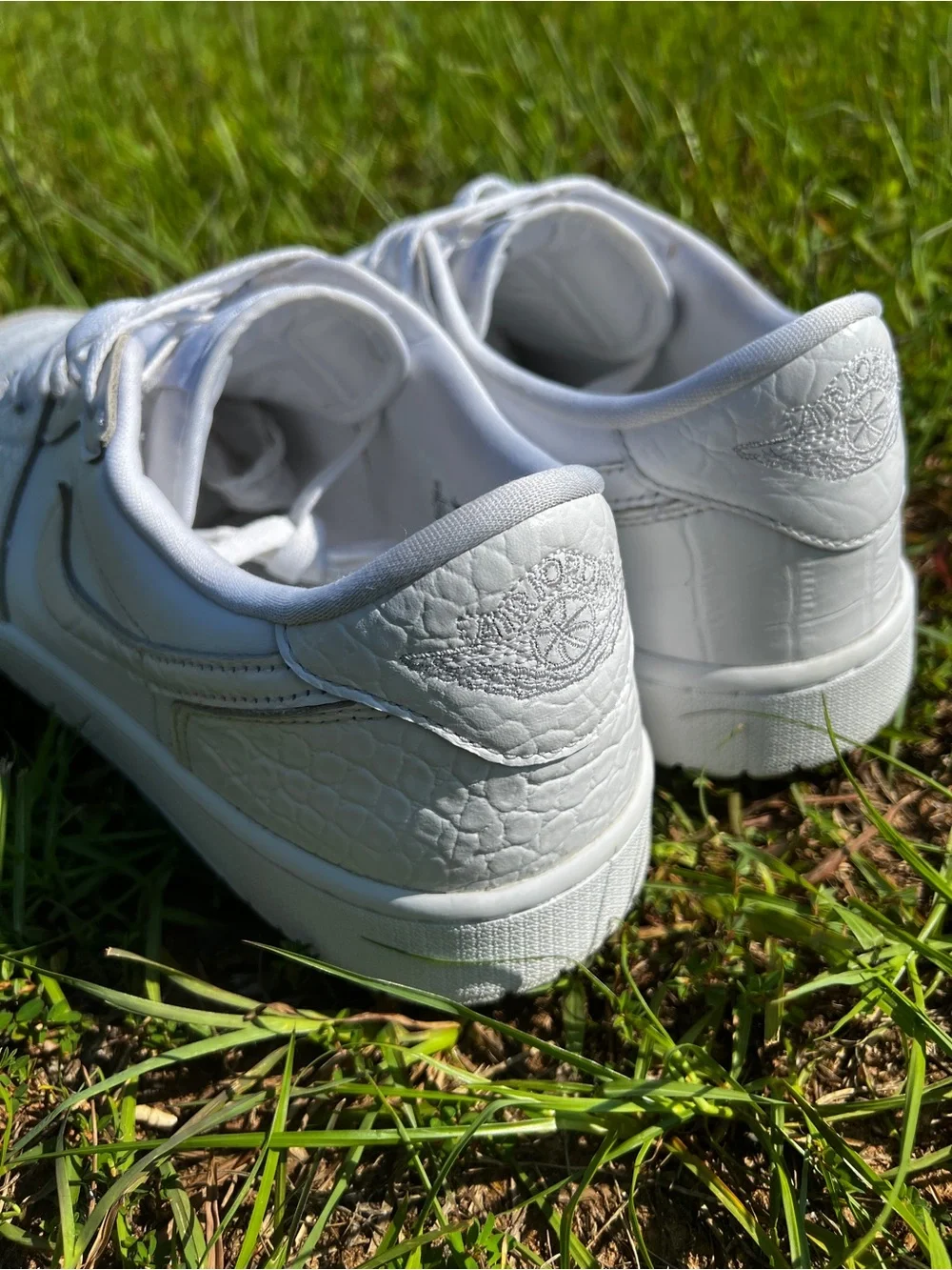 CLEAN Air Jordan 1 size 13 Mens Low Golf Spikeless White shoes